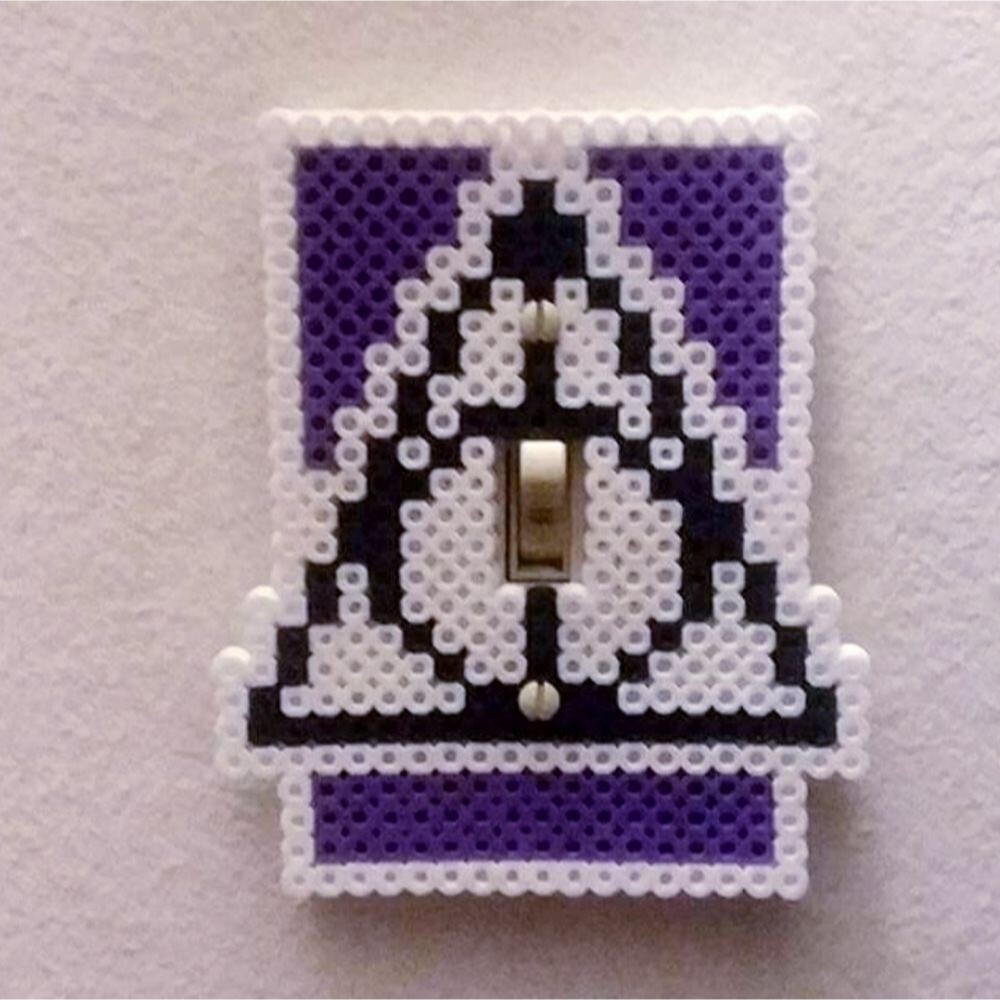 HARRY POTTER - DEATHLY HALLOWS PERLER SWITCH PLATE